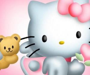 пазл Hello Kitty с ней Teddy Bear Tiny Чум